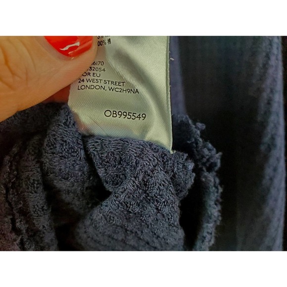 Free People Small Copenhagen Thermal Top Balloon Sleeve Oversized Waffle Knit - Picture 7 of 11